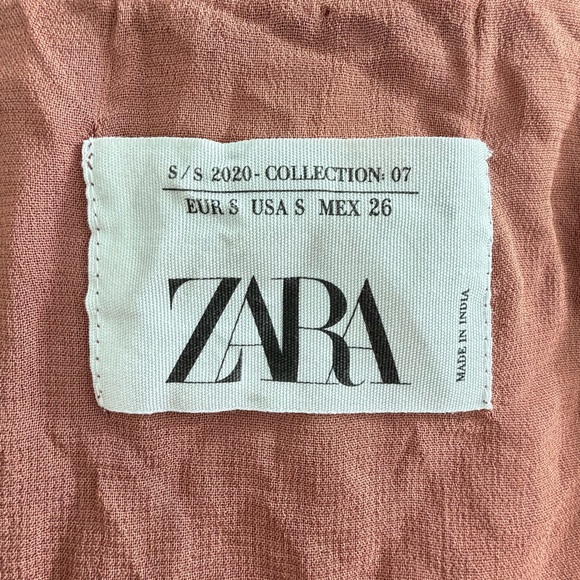 Zara Velvet Beaded Long Sleeve Burgundy Kimono Limited Edition Size Small - Picture 13 of 15